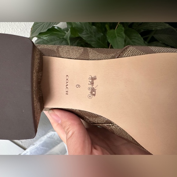 NIB - COACH Noah Bootie In Signature Canvas - size 6 US - Picture 10 of 16